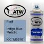 Preview: Ford, Indigo Blue Metallic, KK / M6616: 400ml Sprühdose, von ATW Autoteile West.